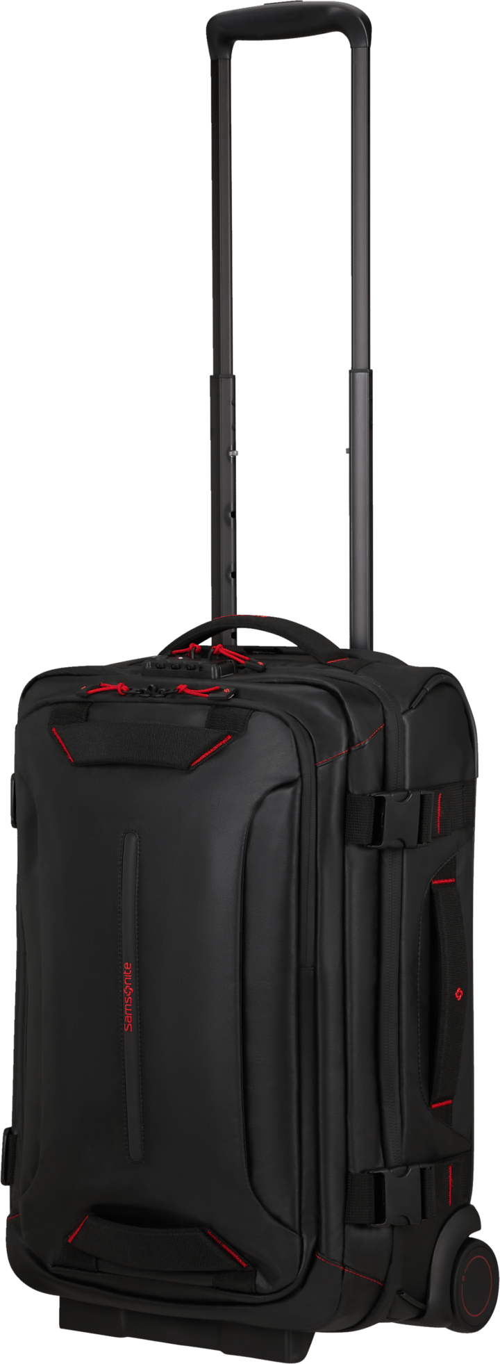 Samsonite Ecodiver Duffle with wheels double frame 55cm Black Samsonite