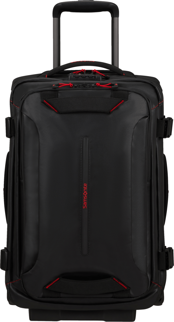 Samsonite Ecodiver Duffle with wheels double frame 55cm Black Samsonite