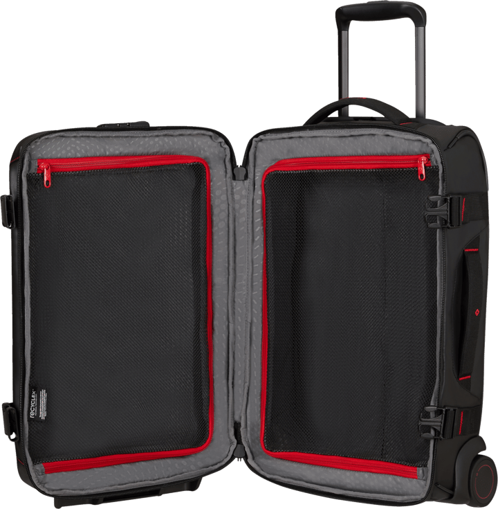 Samsonite Ecodiver Duffle with wheels double frame 55cm Black Samsonite