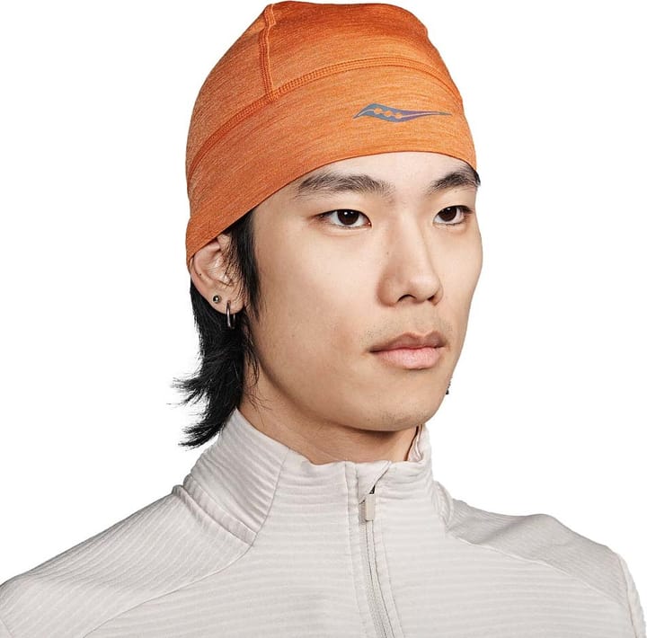Saucony Unisex Peregrine Merino Beanie Amber Heather Saucony