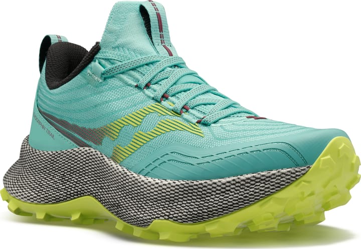 Women's Endorphin Trail Cool Mint/Acid Saucony