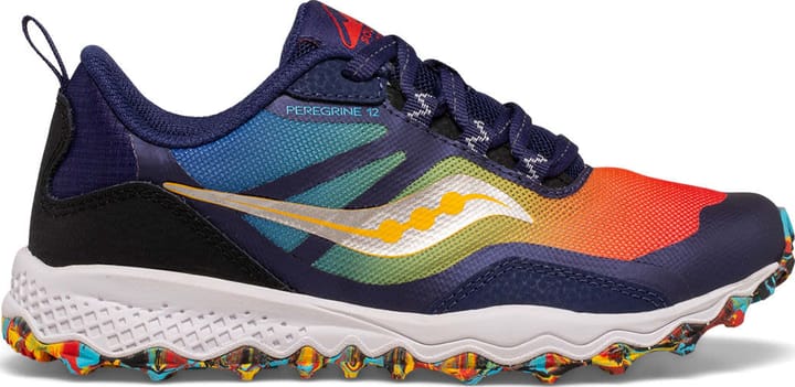 Kids' Peregrine 12 Shield Blue/Red/Yellow Saucony