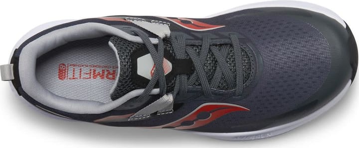 Saucony Kids' Ride 15 Grey/Black/Red Saucony Saucony Kids' Ride 15 Grey/Black/Red Saucony