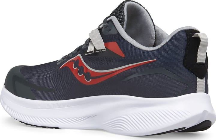 Saucony Kids' Ride 15 Grey/Black/Red Saucony Saucony Kids' Ride 15 Grey/Black/Red Saucony