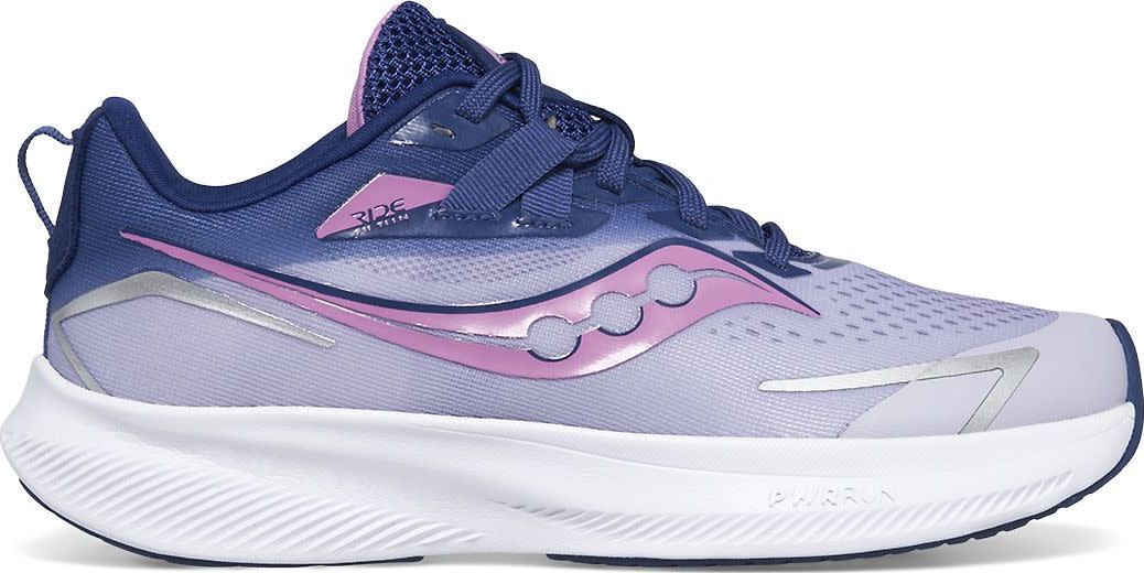Saucony Kids' Ride 15 Mauve/Indigo Løpesko 39