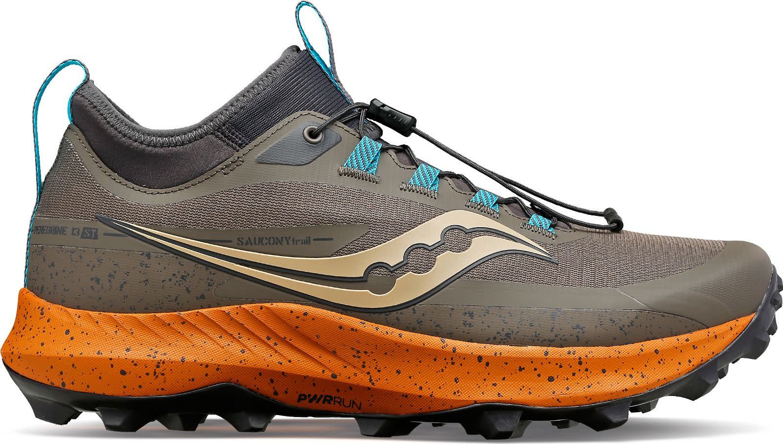 Saucony Men's Peregrine 13 ST Umber/Basalt Juoksukengät 45