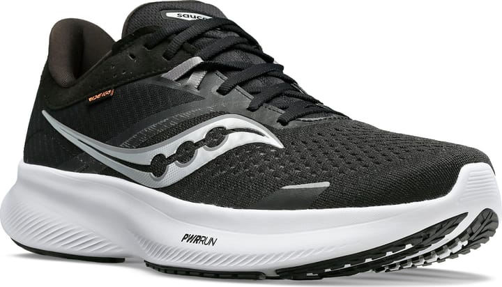 Saucony Men's Ride 16 Wide Black/White Saucony