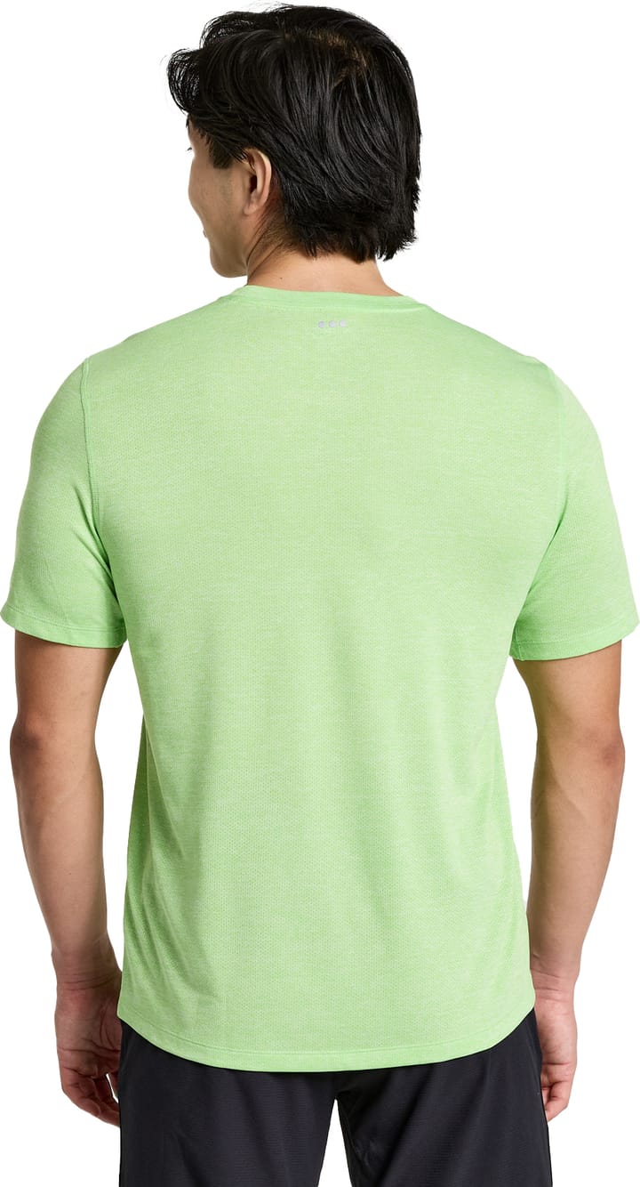 Saucony Men's Stopwatch Short Sleeve Invader Heather Saucony Saucony Men's Stopwatch Short Sleeve Invader Heather Saucony