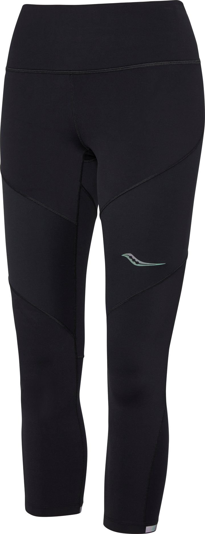 Saucony Women's Time Trial Crop Tight Black Saucony