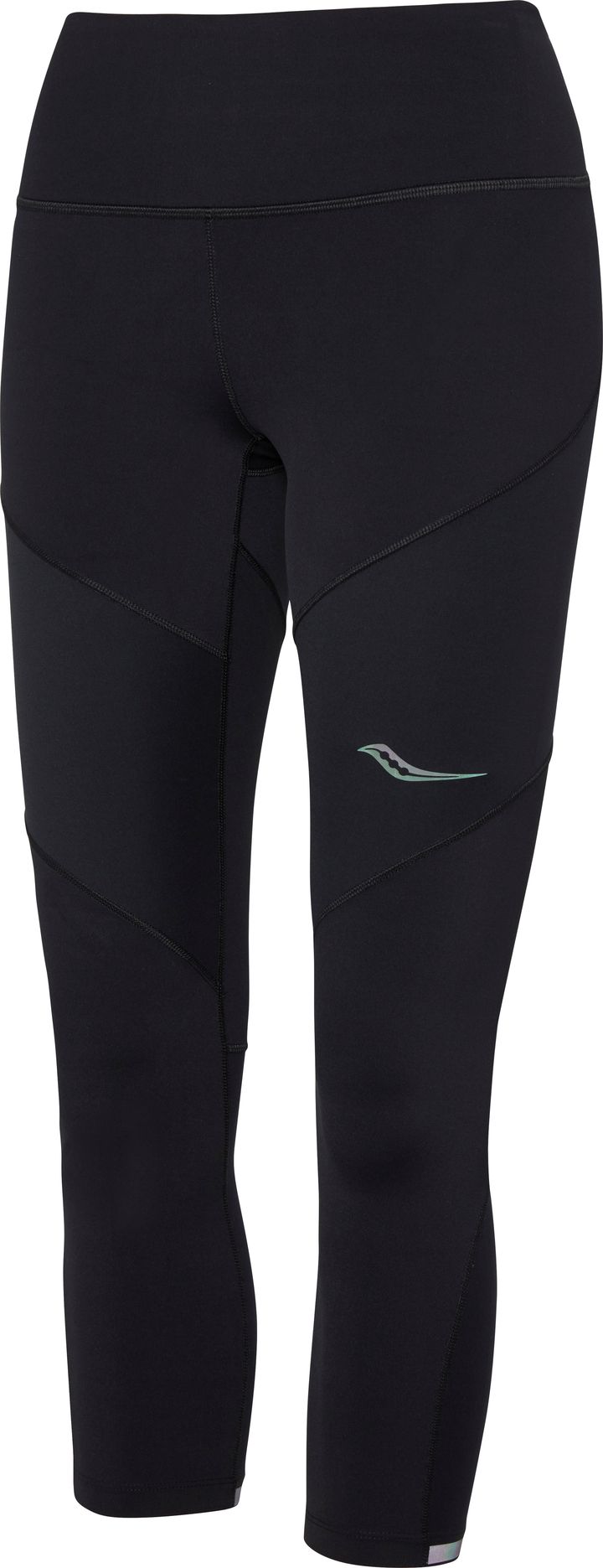 Women's Time Trial Crop Tight Black Saucony