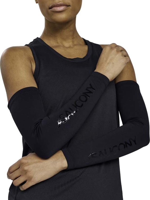 Saucony Unisex Fortify Arm Sleeves Black Saucony