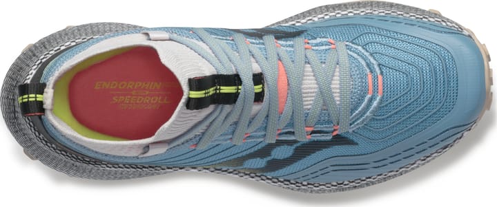 Saucony Women's Endorphin Trail Mid Slate/Coral Saucony