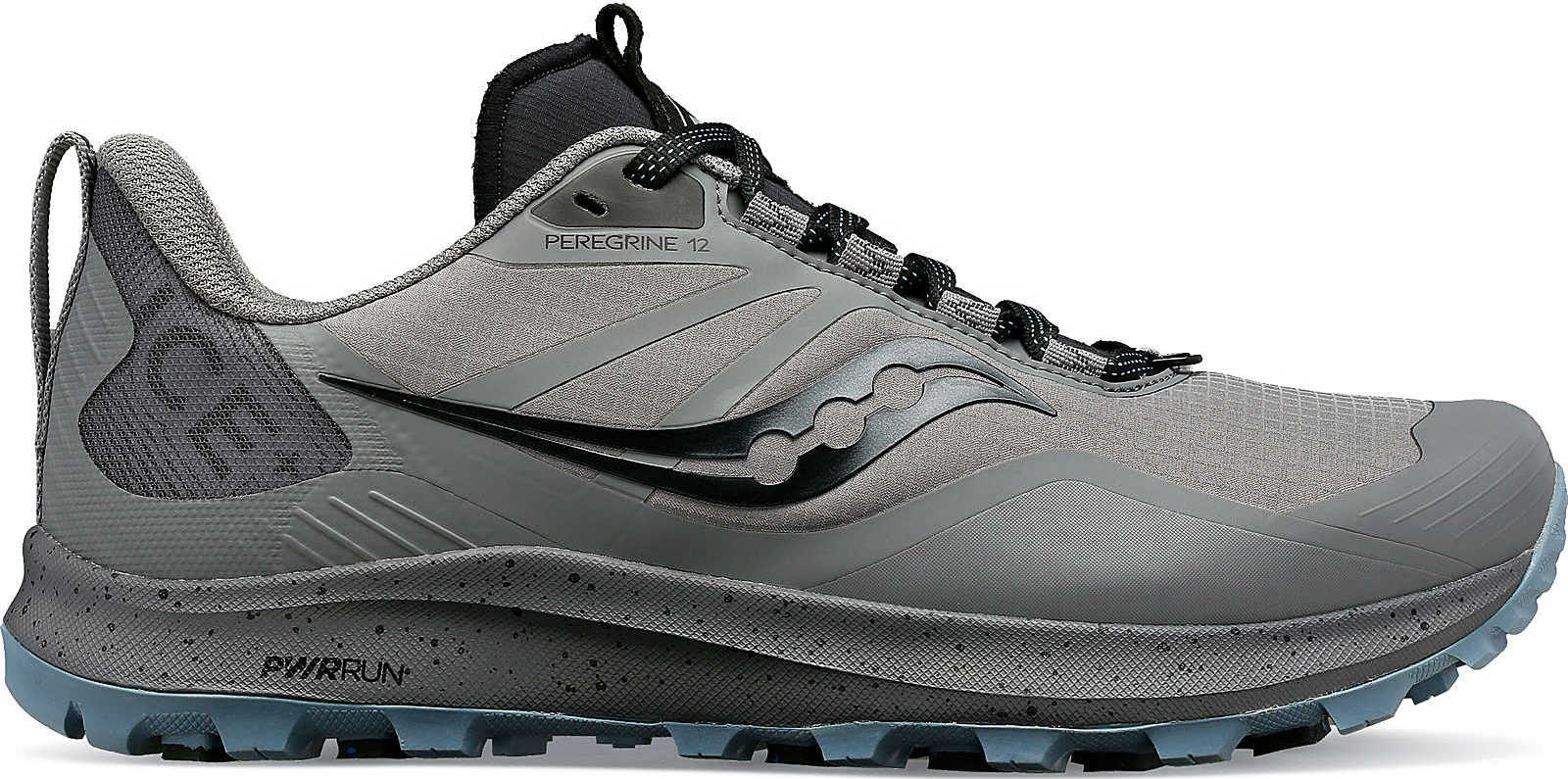 Saucony Women's Peregrine Ice+ 3 Gravel/Black Løpesko 39