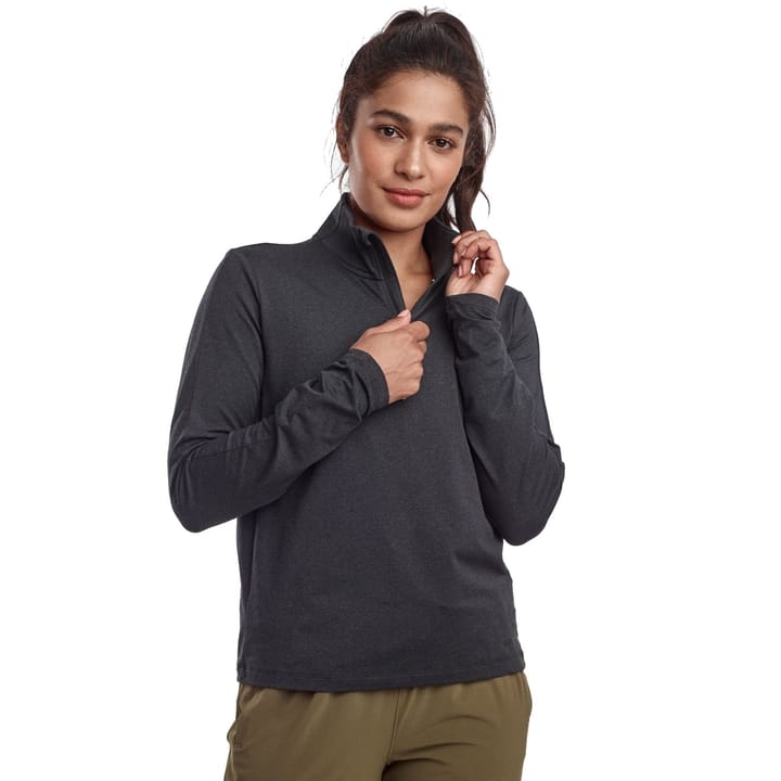 Saucony Women's Sunday 1/4 Zip Black Heather Saucony