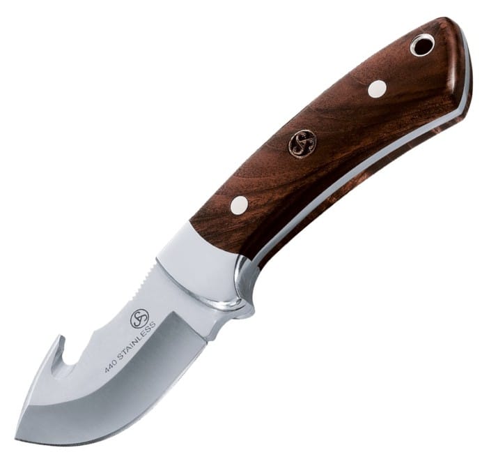 Sauer Sauer Skinner Kniv Valnøtt Med Lærslire Sauer Sauer Sauer Skinner Kniv Valnøtt Med Lærslire Sauer