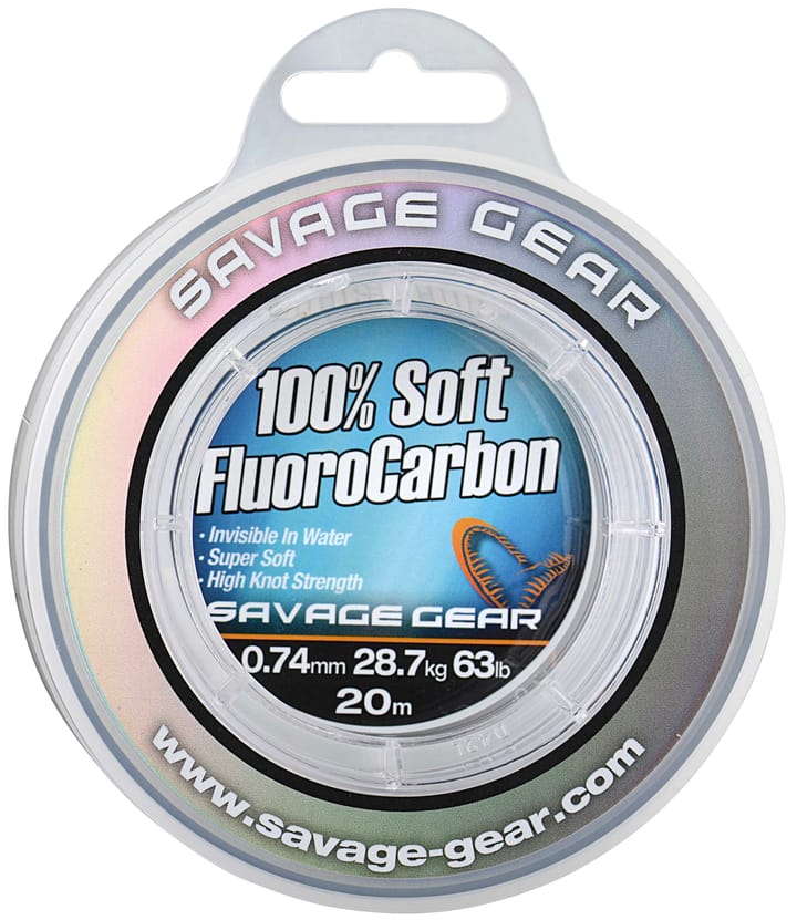 Savage Gear Soft Fluoro Carbon 0.49mm 15.2kg 33.5lb Savage Gear Savage Gear Soft Fluoro Carbon 0.49mm 15.2kg 33.5lb Savage Gear