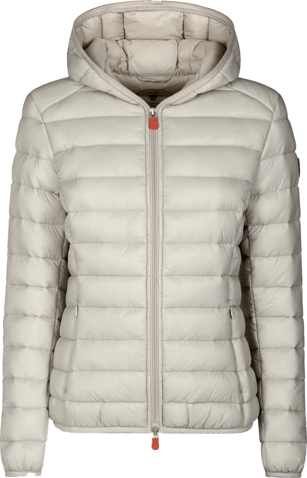 Women’s Animal Free Hooded Puffer Jacket Daisy Rainy Beige