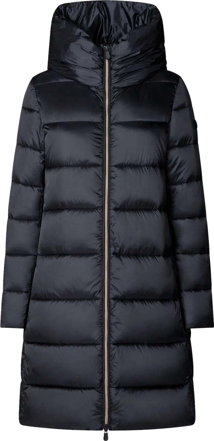 Save the Duck Women's Animal Free Hooded Puffer Jacket Lysa Black Save the Duck