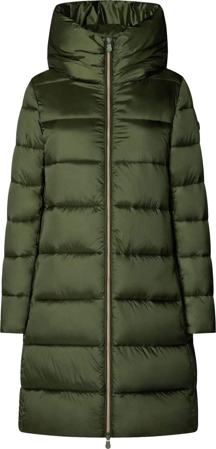 Women’s Animal Free Hooded Puffer Jacket Lysa Pine Green