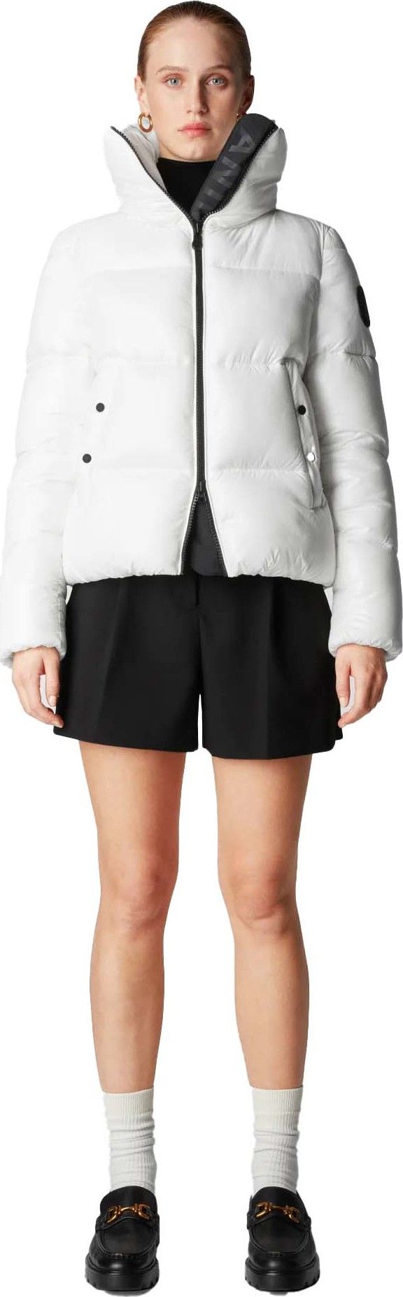 Save the Duck Women's Animal Free Puffer Jacket Isla Off White Save the Duck