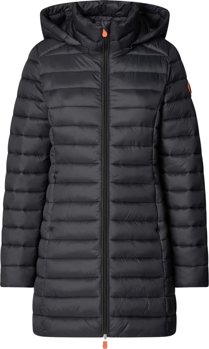 Save the Duck Women's Long Animal Free Puffer Jacket Carol Black Save the Duck Save the Duck Women's Long Animal Free Puffer Jacket Carol Black Save the Duck