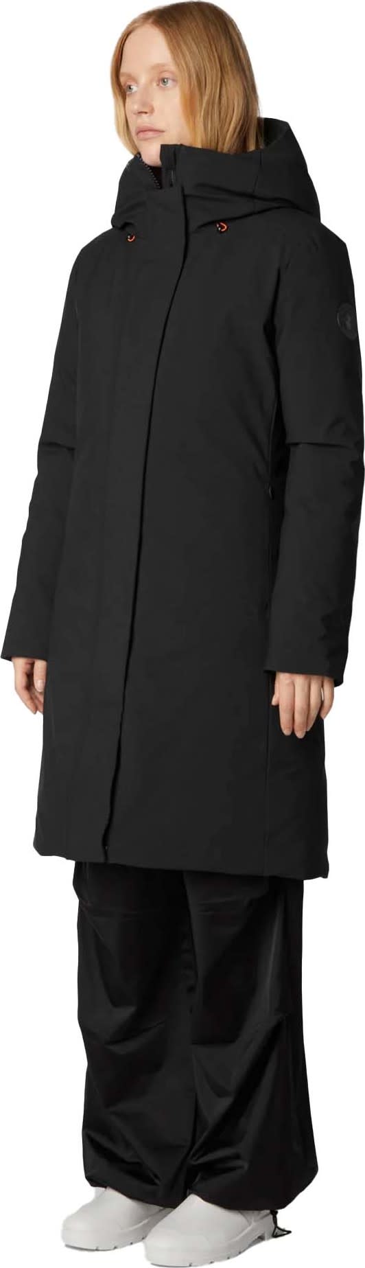 Save the Duck Women's Long Hooded Parka Sienna Black Save the Duck Save the Duck Women's Long Hooded Parka Sienna Black Save the Duck