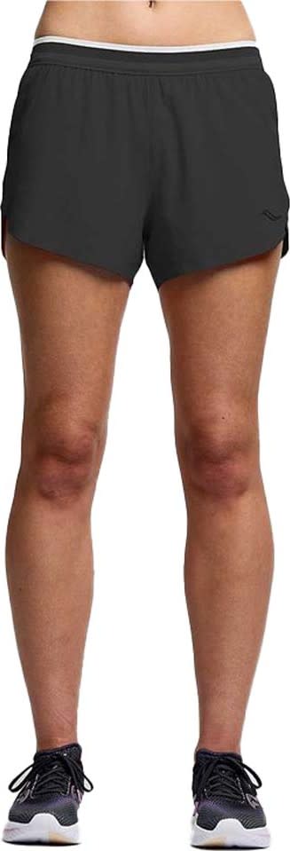 Saucony Women's Kinvara 3" Short  Black Träningsshorts S