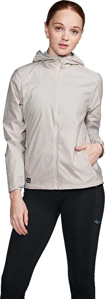Saucony Women's Peregrine Packaway Jacket Oats Saucony Saucony Women's Peregrine Packaway Jacket Oats Saucony