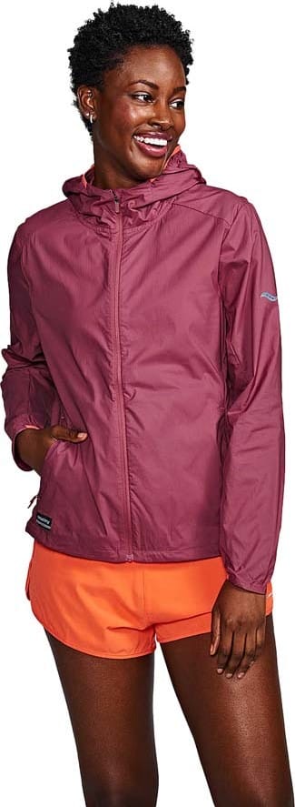 Saucony Women's Peregrine Packaway Jacket Terra Saucony Saucony Women's Peregrine Packaway Jacket Terra Saucony