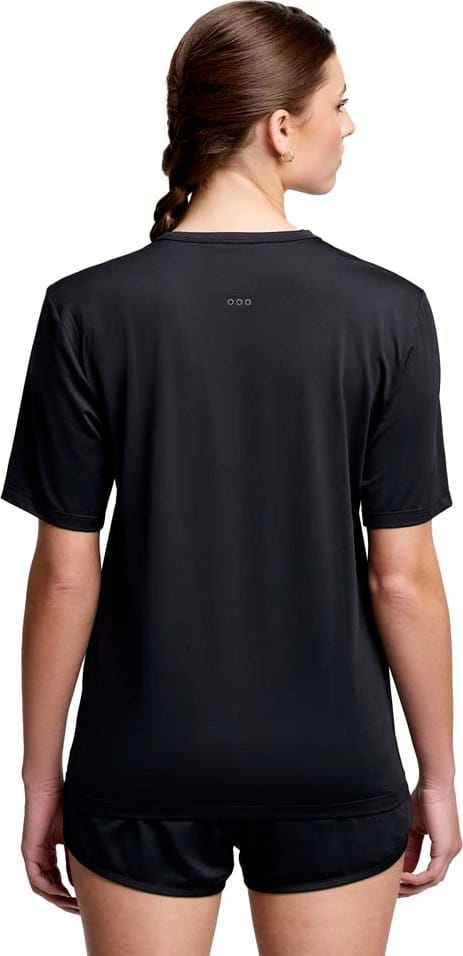 Saucony Women's Stopwatch Short Sleeve Black Saucony