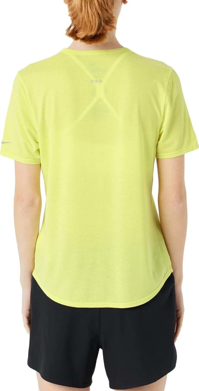 Saucony Women's Stopwatch Short Sleeve Sunny Lime Heather Saucony