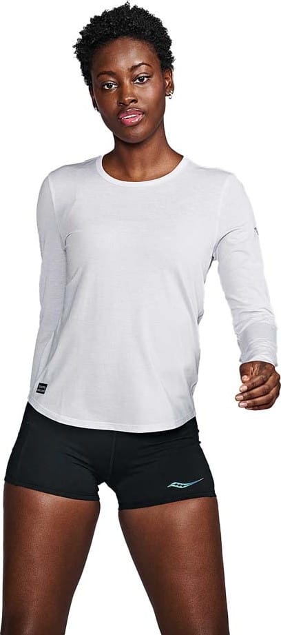 Saucony Women's Stopwatch Long Sleeve Aster Heather Saucony Saucony Women's Stopwatch Long Sleeve Aster Heather Saucony