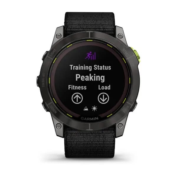 Garmin Enduro 2 Sapphire Dlc Titanium With Black Ultrafit Band Carbon Gray Garmin