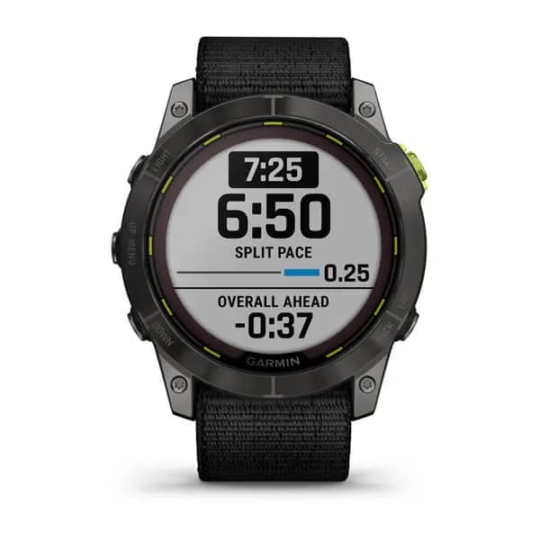 Garmin Enduro 2 Sapphire Dlc Titanium With Black Ultrafit Band Carbon Gray Garmin