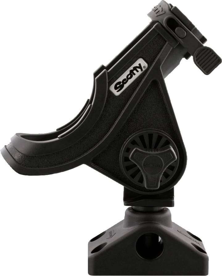 Scotty 280 Baitcaster/Spinning Rod Holder, Black w/241 Onecolour Scotty