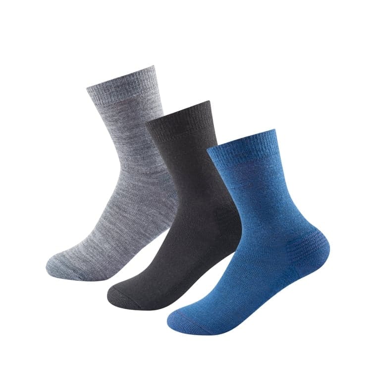 Devold Daily Medium Sock 3pk Indigo Mix