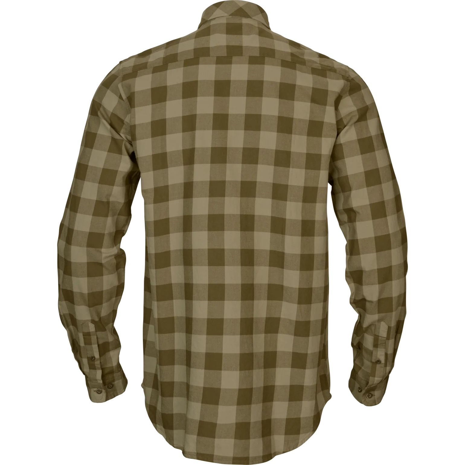 Härkila Men's Härkila Scandinavian Longsleeve Shirt Dark Olive Check