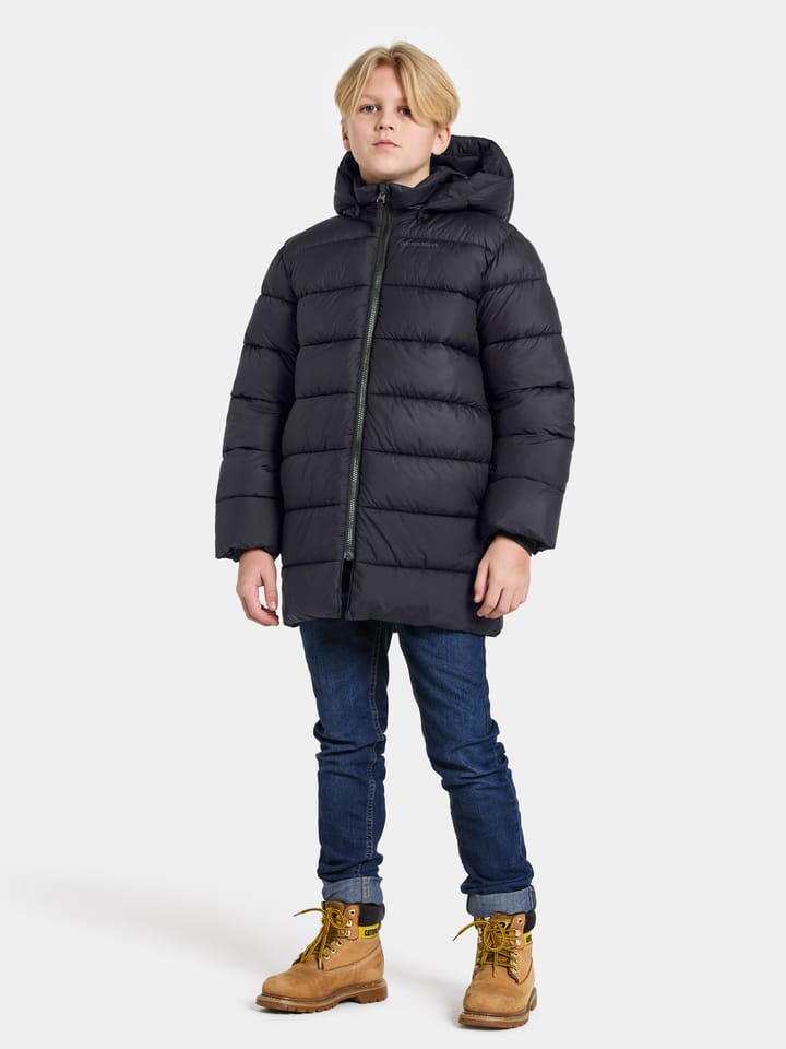 Didriksons Kids' Scoria Parka Black Didriksons Didriksons Kids' Scoria Parka Black Didriksons