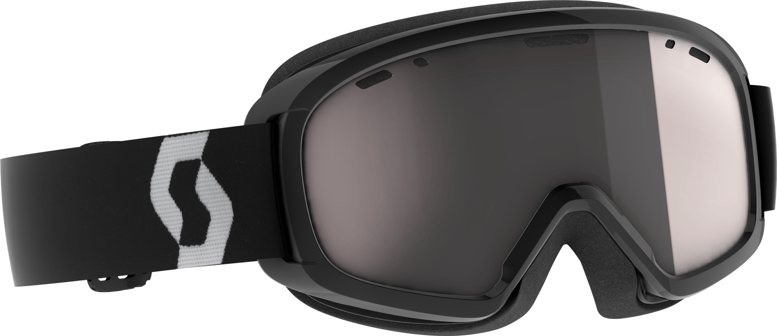 Scott Juniors' Witty Chrome Goggle Mineral Black-White/Enhancer Silver Chrome