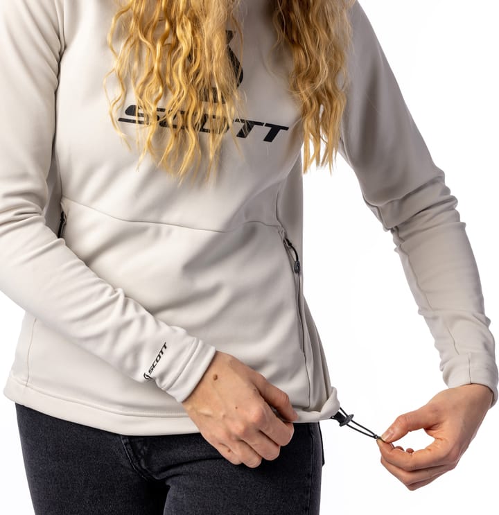 Women's Defined Mid Pullover Hoody Dust White Scott