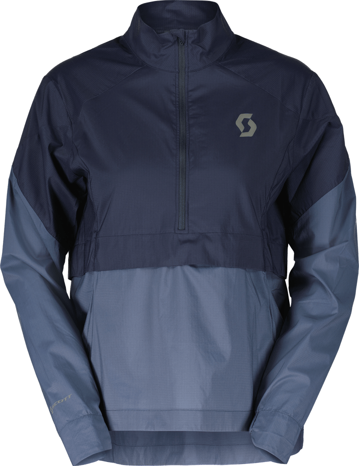 Women's Endurance Anorak Wind Breaker Dark Blue/Metal Blue Scott