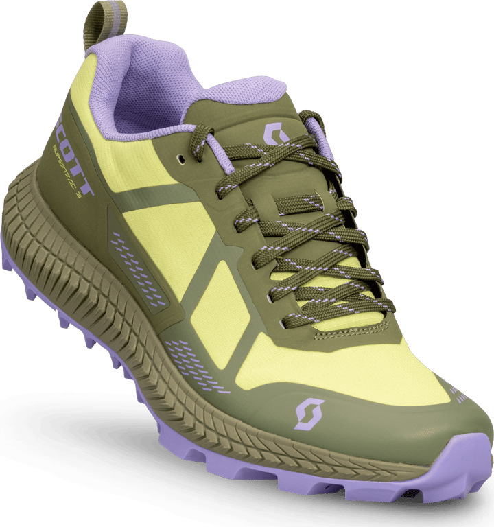 Scott Women's Supertrac 3 Shoe Bitter Yellow/Sage Green Scott Scott Women's Supertrac 3 Shoe Bitter Yellow/Sage Green Scott