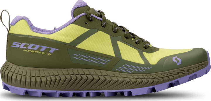 Scott Women's Supertrac 3 Shoe Bitter Yellow/Sage Green Scott