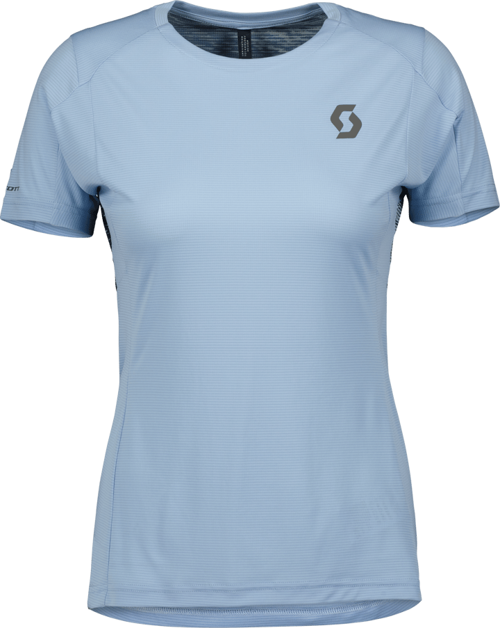 Scott Women's Shirt Trail Run Ss Glace Blue Scott