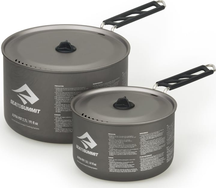 Sea To Summit Alpha 2.0 Pot Set GREY Sea to Summit Sea To Summit Alpha 2.0 Pot Set GREY Sea to Summit