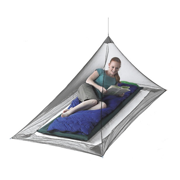 Sea To Summit Nano Mosquito Net Single Grey Insektsbeskyttelse OneSize