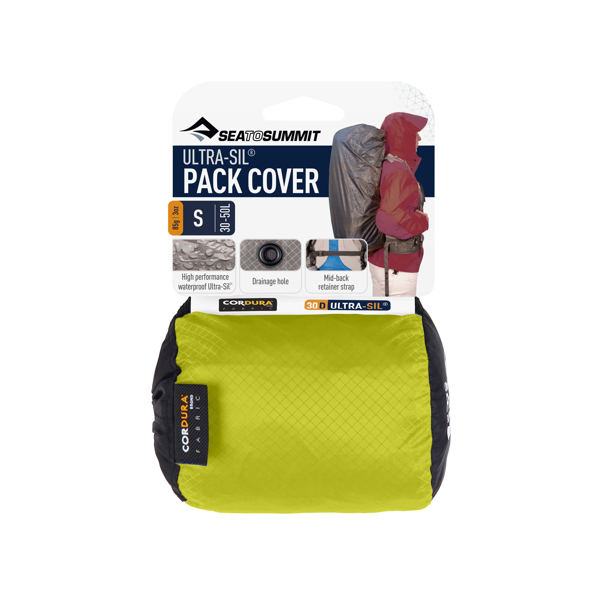 Sea To Summit Ultra-Sil Pack Cover 30-50L Lime Buy Sea To Summit