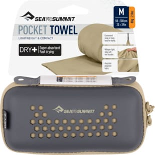 Sea To Summit Pocket Towel M Desert Brown Sea To Summit