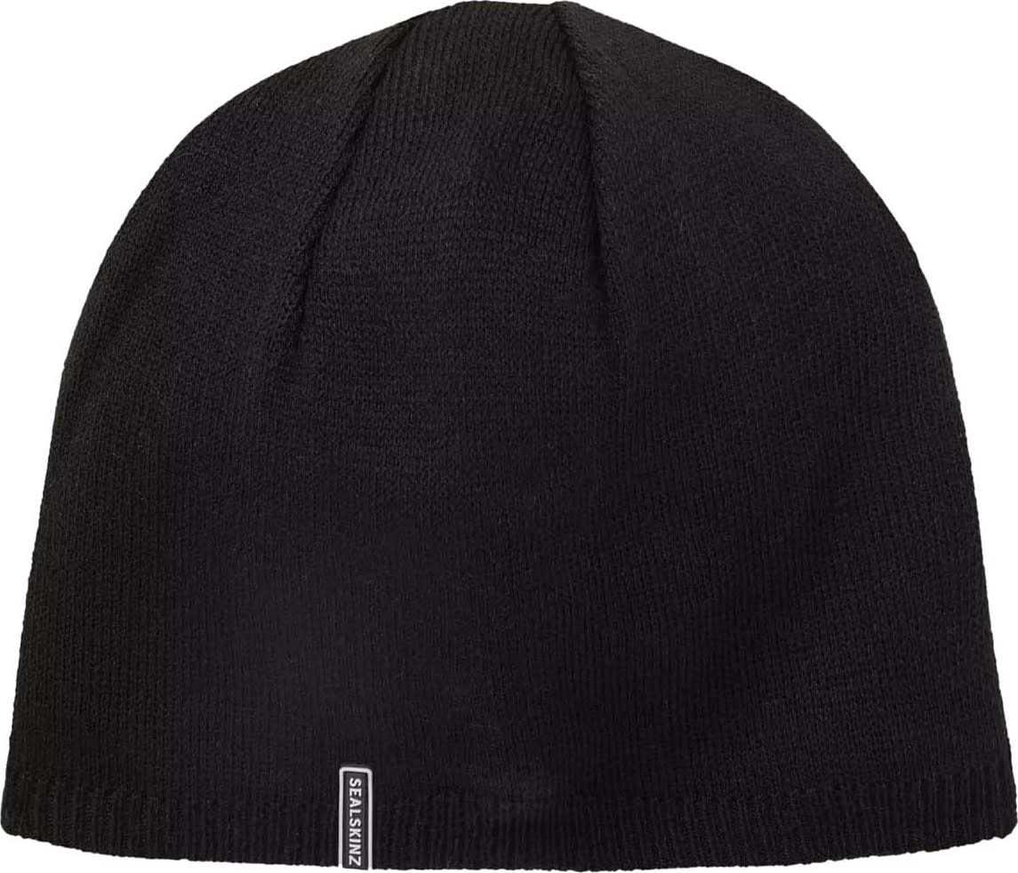 Cley Waterproof Cold weather Beanie Hat Black/Dark Grey