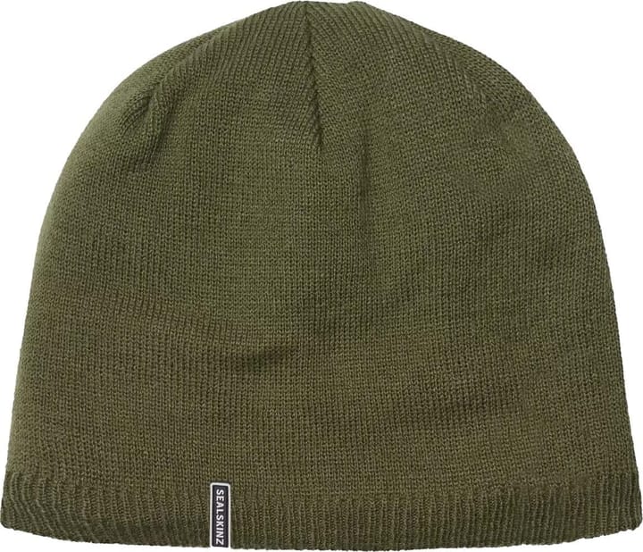 Cley Waterproof Cold weather Beanie Hat Olive Sealskinz